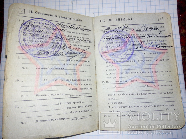 Военный билет переделанный под Украинский., фото №4
