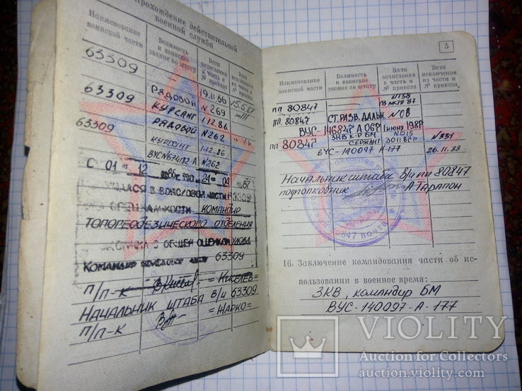Военный билет переделанный под Украинский., фото №5
