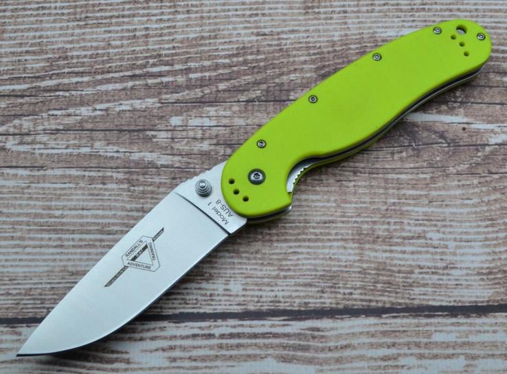 Нож Ontario Rat Model 1 green replica