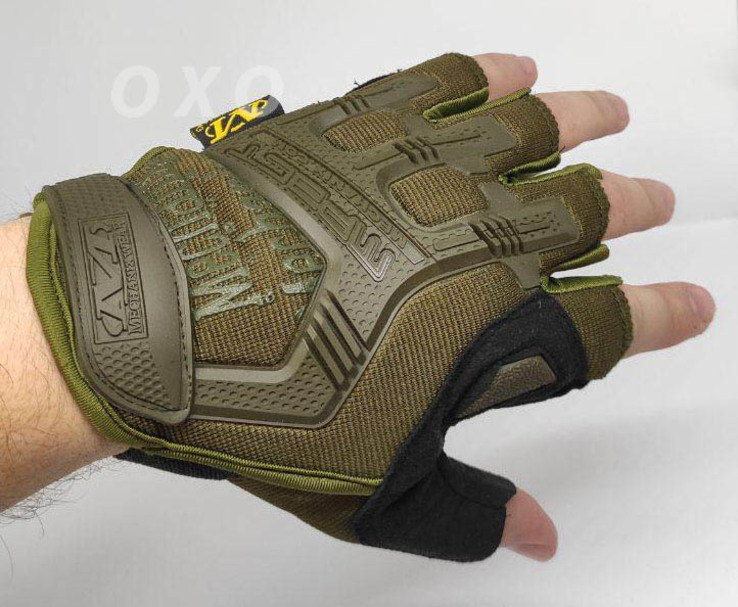 Тактические перчатки Mechanix (Беспалый). - Khaki (pact1-olive), фото №3
