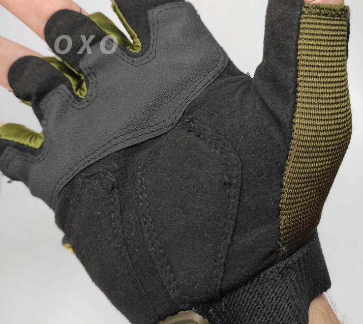 Тактические перчатки Mechanix (Беспалый). - Khaki (pact1-olive), фото №7