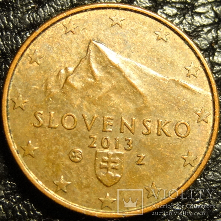 1 євроцент Cловаччина 2013
