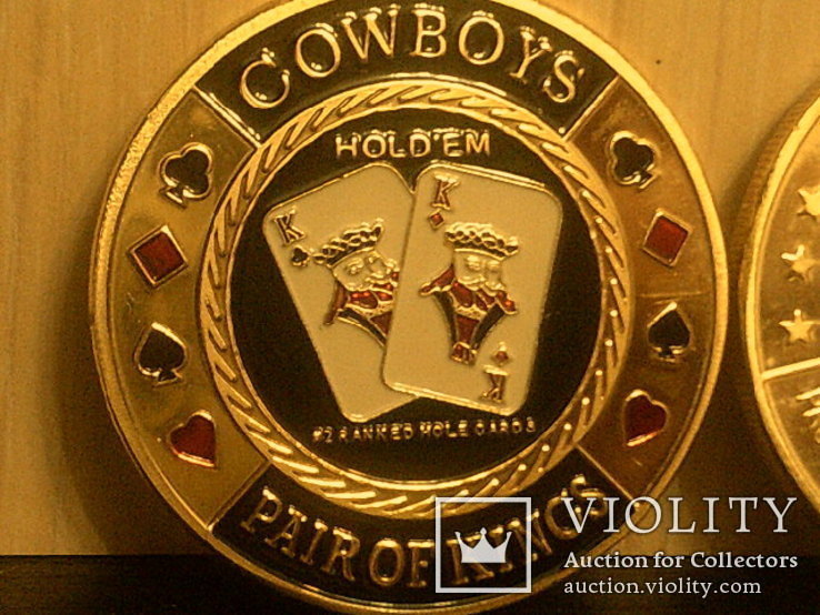Poker Card-Guard Cowboys - жетон сувенирный, фото №4
