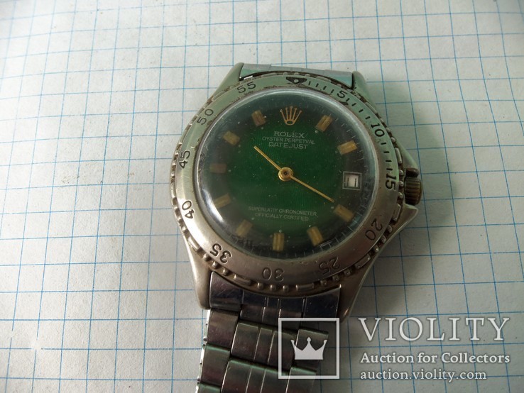 Часи наручні ROLEX oyster Perpetval Date just super litiy Cronometer  Робочі, фото №3