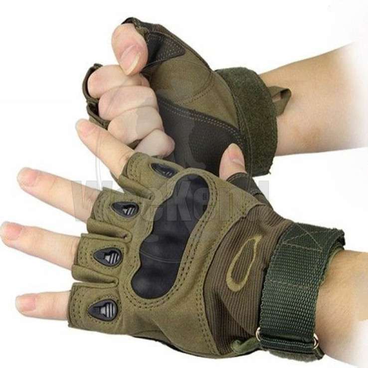 Тактические перчатки Oakley (Беспалый). Khaki (oakley-olive-m), фото №2