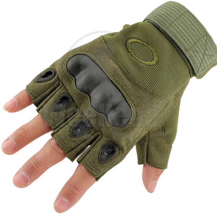 Тактические перчатки Oakley (Беспалый). Khaki (oakley-olive-m), фото №3