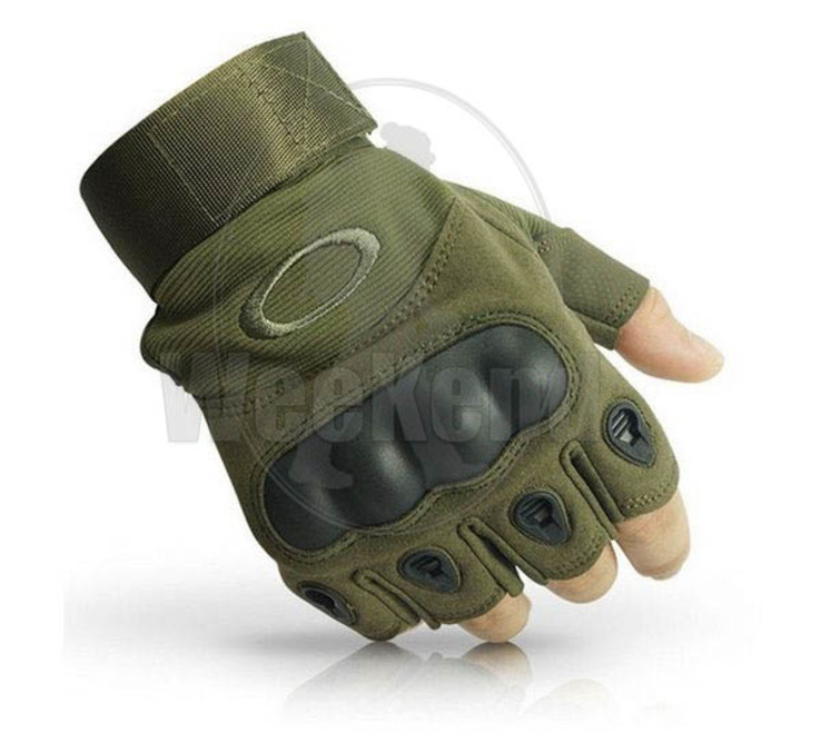 Тактические перчатки Oakley (Беспалый). Khaki (oakley-olive-m), photo number 7