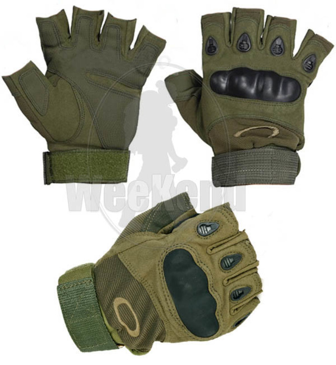 Тактические перчатки Oakley (Беспалый). Khaki (oakley-olive-m), фото №8