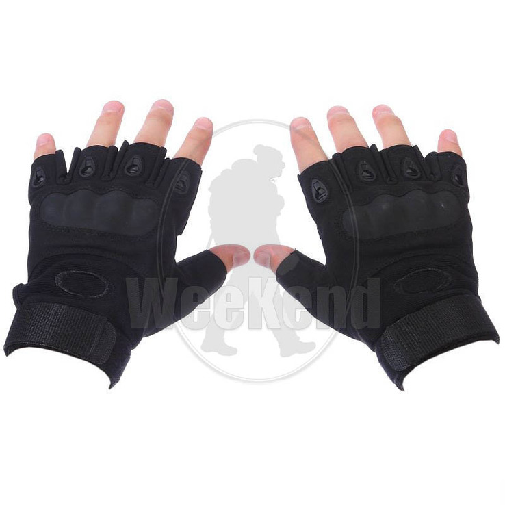 Тактические перчатки Oakley (Беспалый). Black M (oakley-black), фото №3
