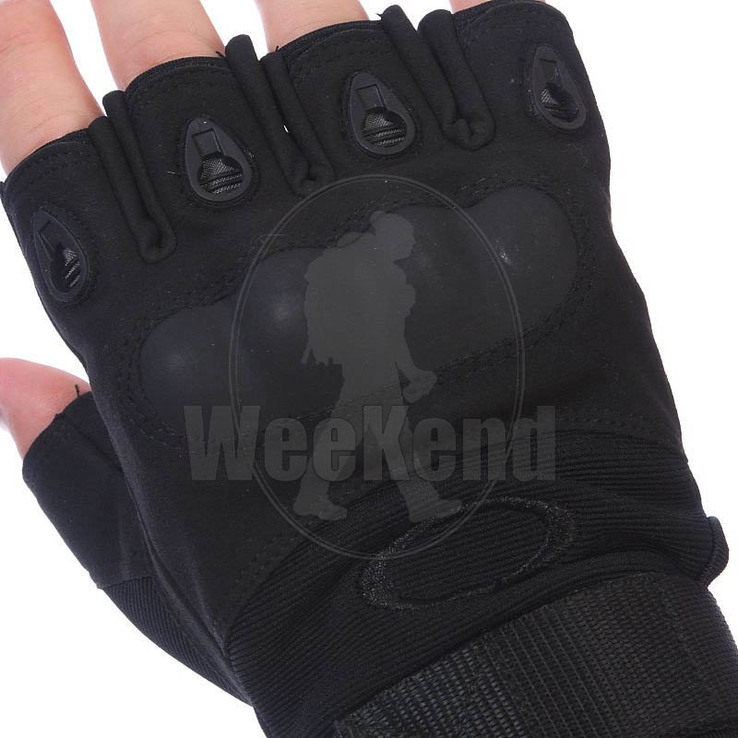 Тактические перчатки Oakley (Беспалый). Black M (oakley-black), фото №5