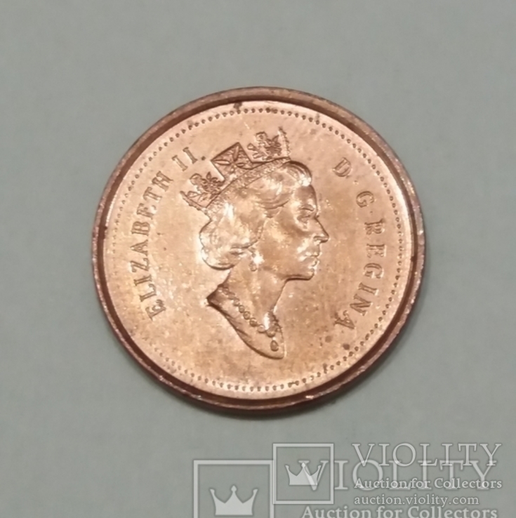 Канада 1 цент, 1998, фото №3