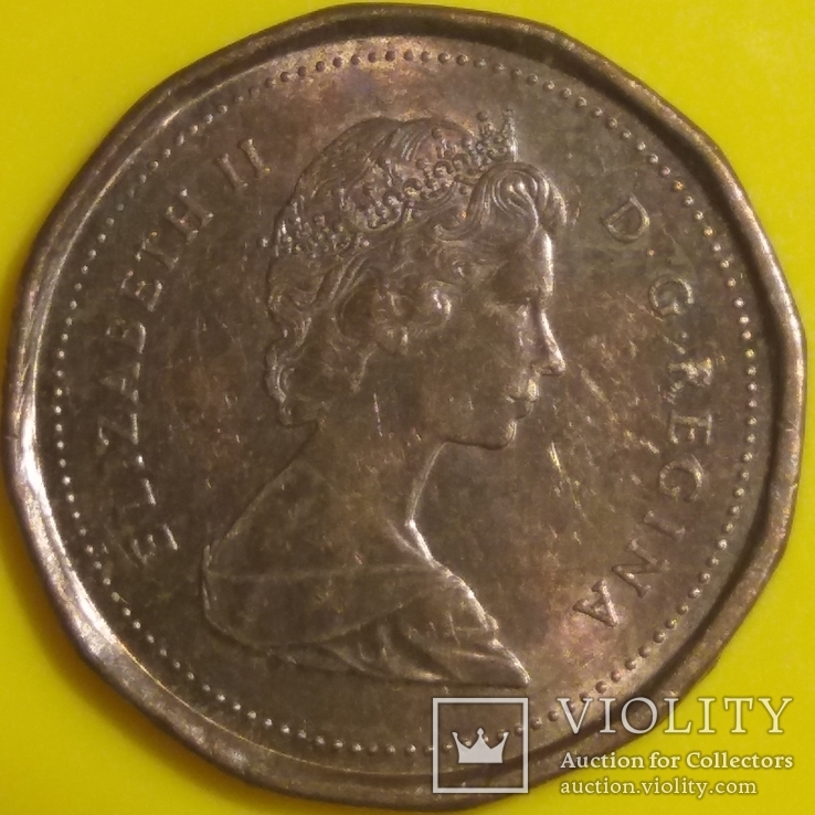 Канада 1 цент, 1989, фото №3