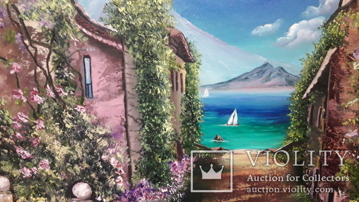 Картина маслом"Райский остров " художник Наталья Рябчун, фото №5