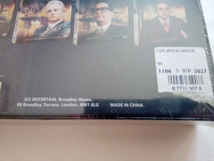 5 DVD дисков про гангстеров Америки. Коллекционное издание., фото №7