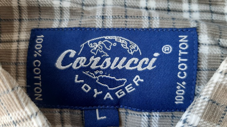 Мужская вельветовая рубашка Corsucci, фото №5