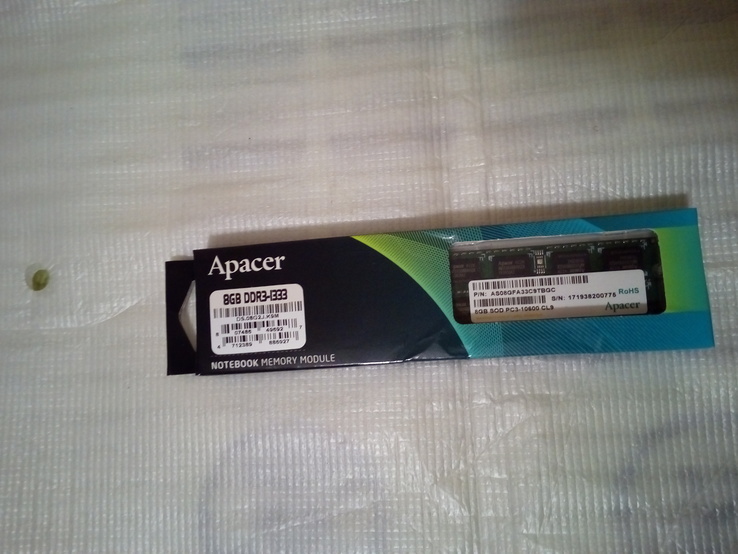 ОЗУ для ноутбука  Apacer 8 GB DDR3-1333