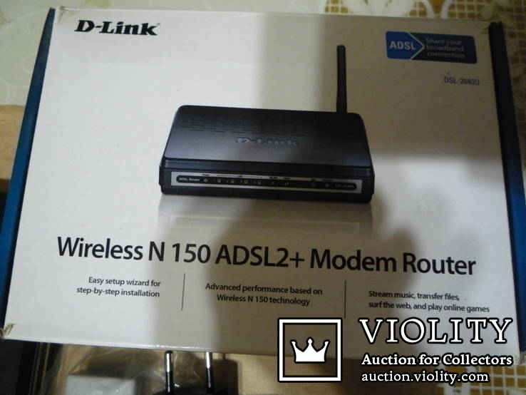 Модем-роутер+Wireless N150 ADSL2 D-Link, фото №4