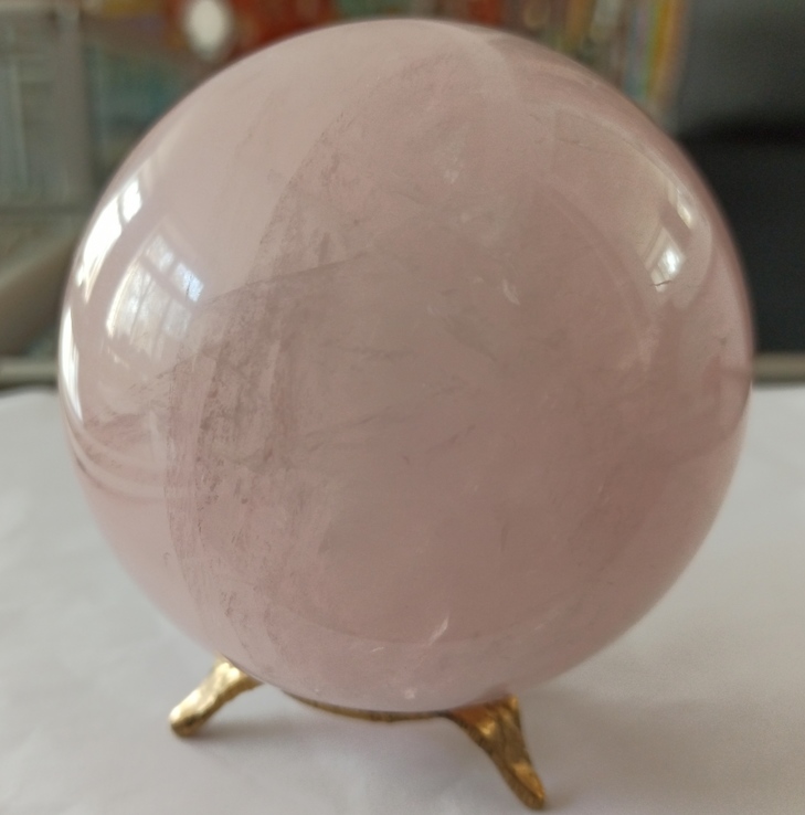 Большой шар из розового кварца. Розовый кварц., фото №4