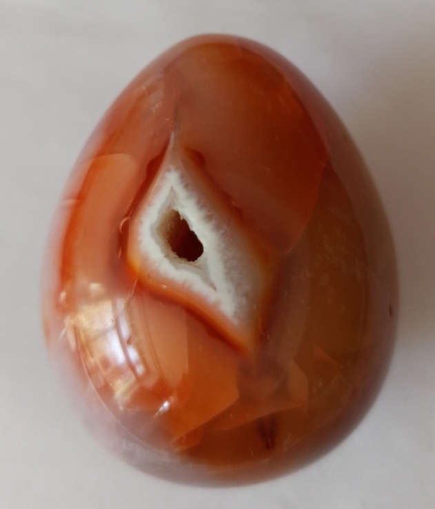 Яйцо из сердолика. Сердолик с жеодой., фото №8