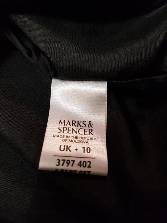 Marks&amp;spencer тренч куртка плащ м чёрный, фото №6