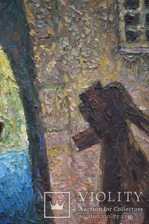 Картина художник Иванов Владимир, картон, масло, размер картины 69,5 х 49,5 см., фото №7