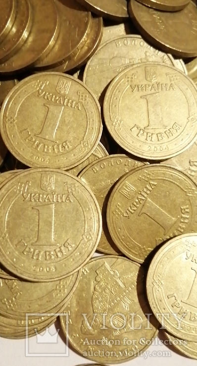 1 гривня 2004 - 100 шт., фото №2
