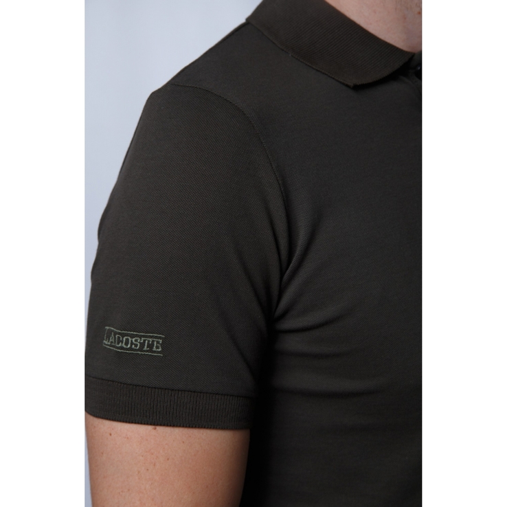 Koszulka polo męska LCT 2252-5 khaki w stylu marki, numer zdjęcia 4