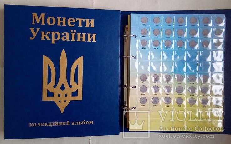 Альбом для монет Украины регулярного чекана 1992-2019 г. (погодовка), фото №3