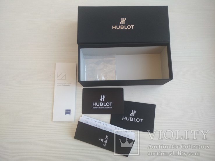Оригинальная коробка + полный комплект документов для очков Hublot, фото №8