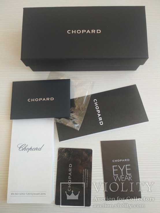 Оригинальная коробка и комплект документов из-под очков Chopard., фото №2