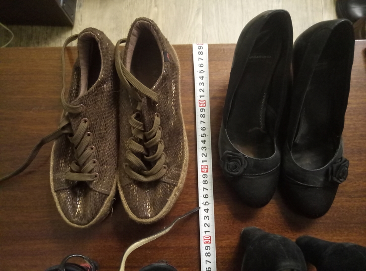 Обувь женская размера 38-39 (5 пар в лоте), photo number 3