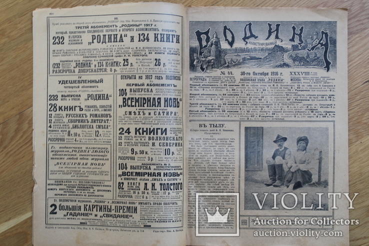 Журнал "Родина"1916 года №42,44,45,49,50,51,52, фото №10