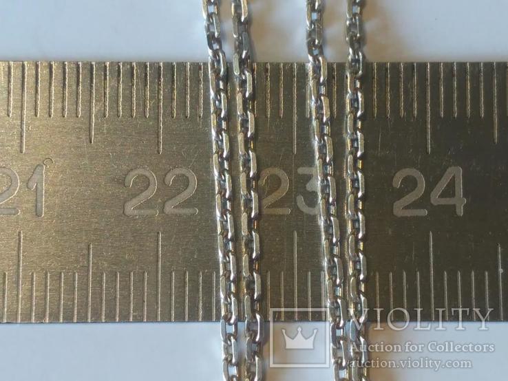 Цепочка ( 45,5 см.) серебро, фото №3