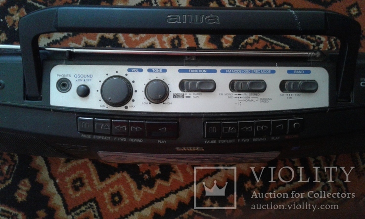 2 кассетный стерео магнитофон СССР AIWA CS-W531, фото №2