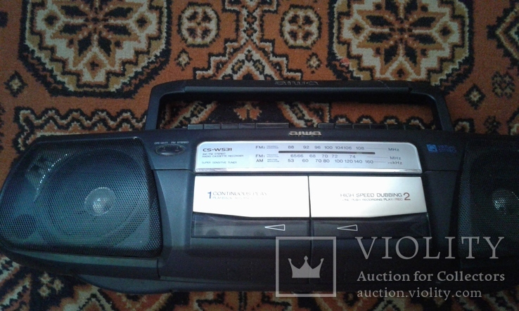 2 кассетный стерео магнитофон СССР AIWA CS-W531, фото №5