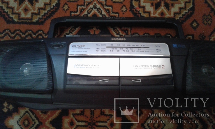 2 кассетный стерео магнитофон СССР AIWA CS-W531, фото №6