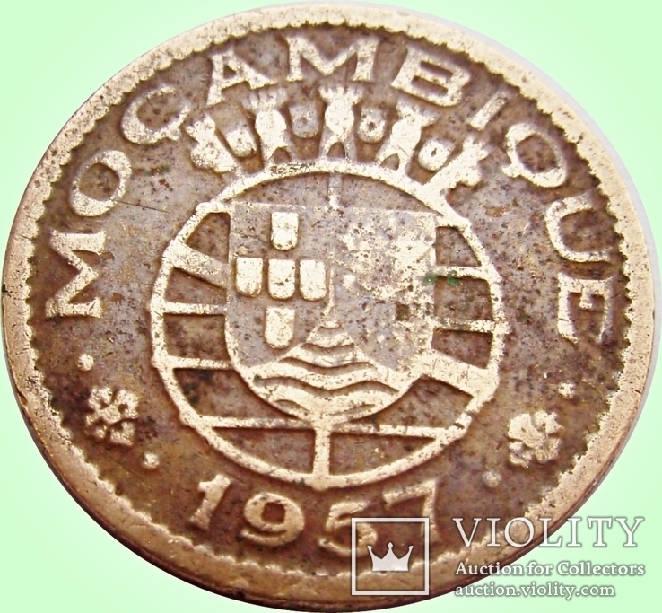 134.Мозамбик 50 сентаво, 1957 год, фото №3