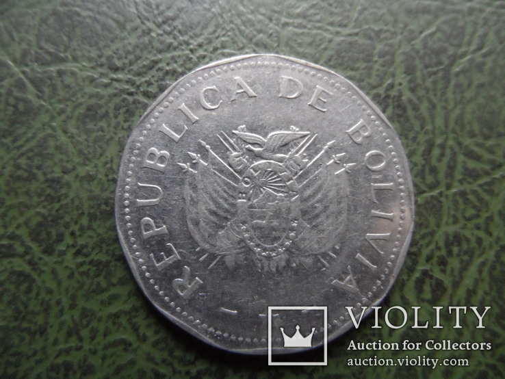 2 боливиано 1997  Боливия   ($1.6.7)~, фото №2