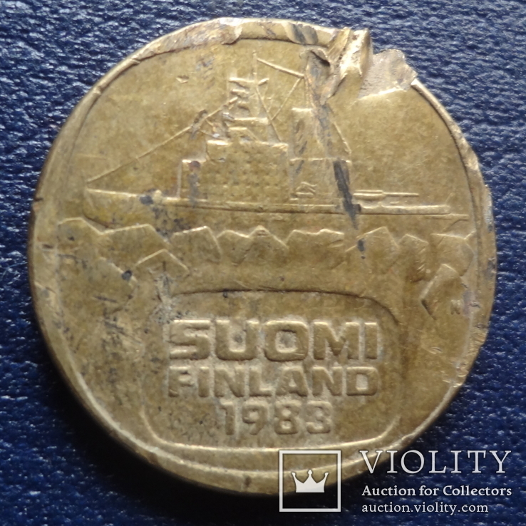 5 марок 1983 Финляндия (U.5.3)~, фото №2