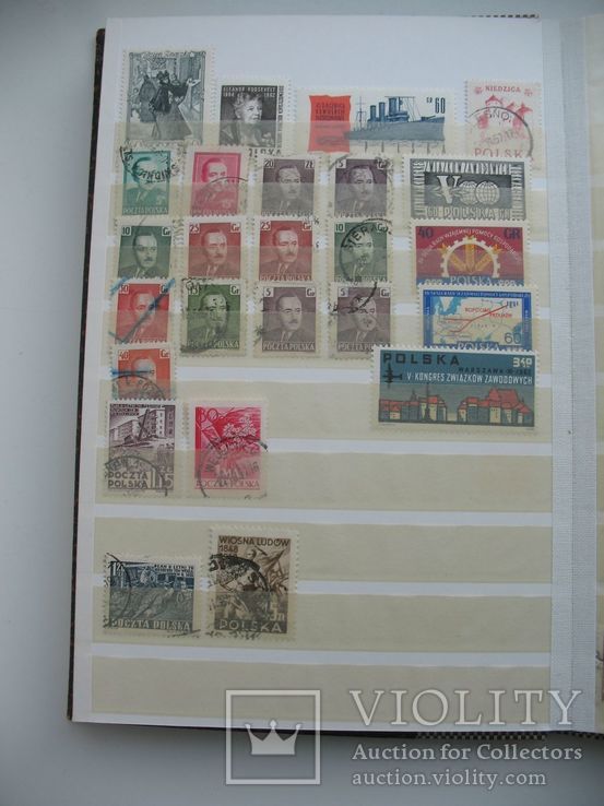 Альбом с марками Польша очень много разных марок, фото №7