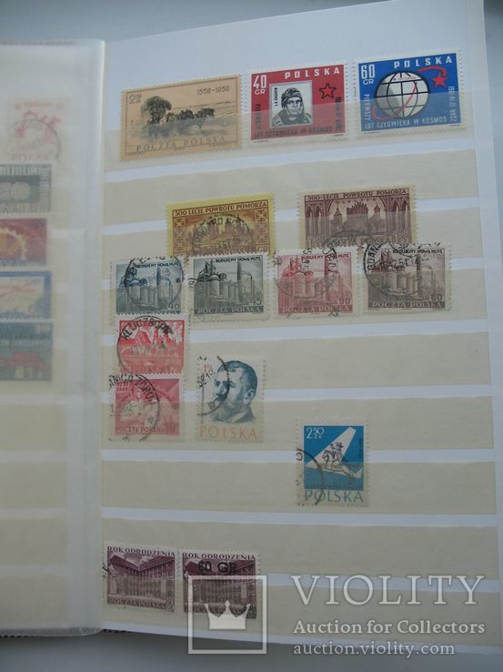 Альбом с марками Польша очень много разных марок, фото №8