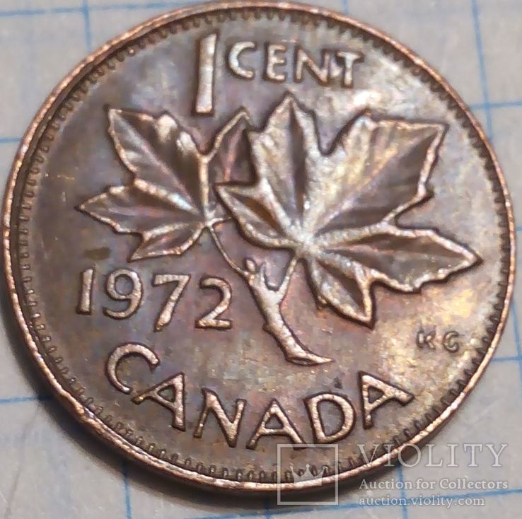 Канада 1 цент 1972