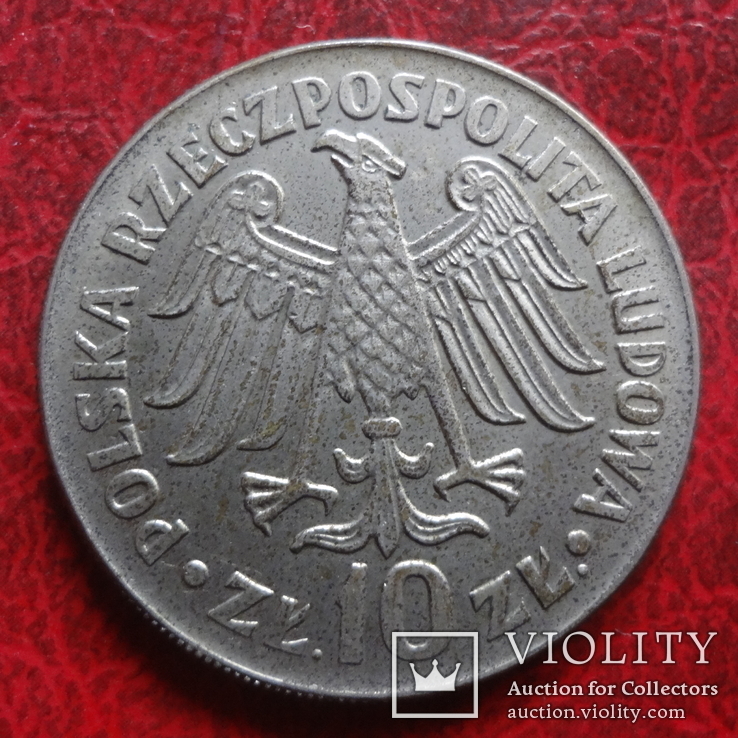 10 злотых  1964  Польша    ($7.7.9)~, фото №3