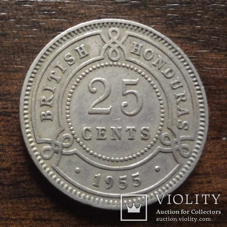 25 центов 1955 Британский Гондурас   (Л.9.1)~, фото №2