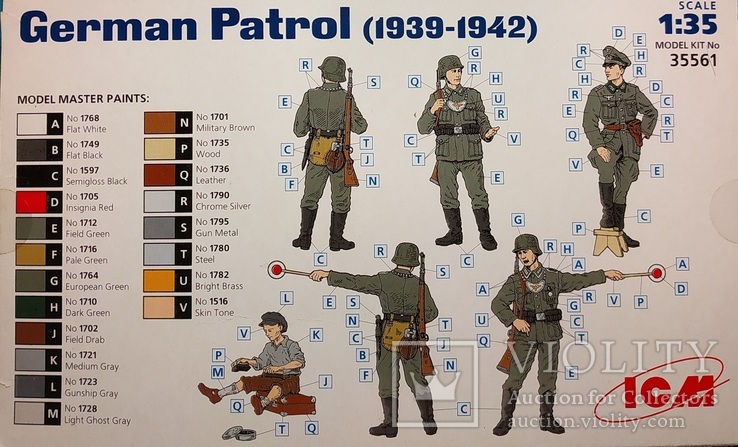 Набор от ICM , немецкие патрульные. 1/35., фото №2