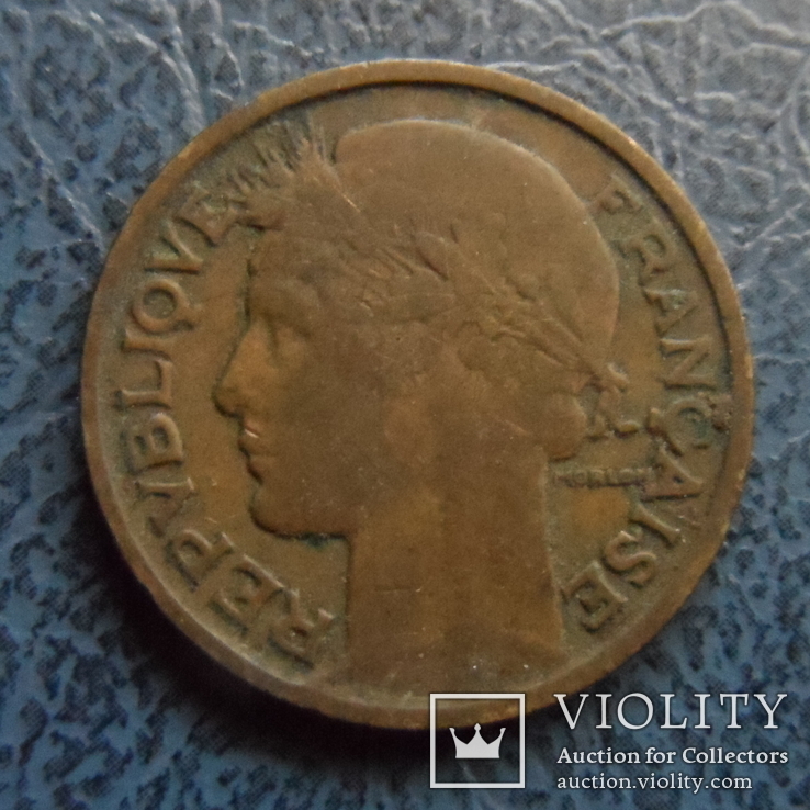 1 франк  1937  Франция   (2.4.7)~, фото №3