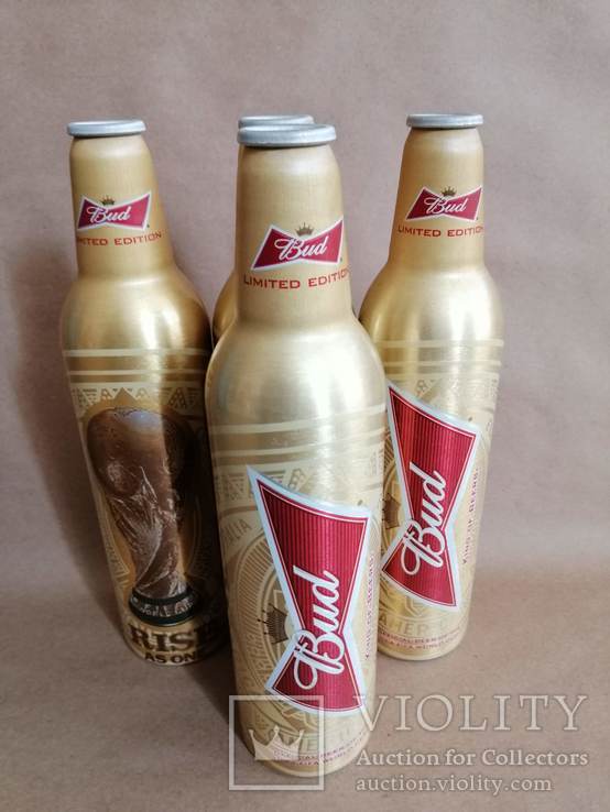 Бутылки пиво Bud Канада, алюминий, 2014 год, фото №2