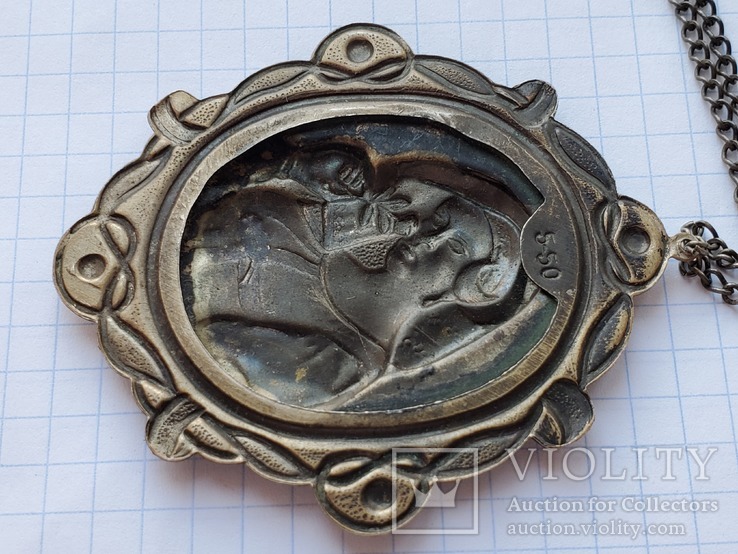 Католический медальон на цепочке., фото №8