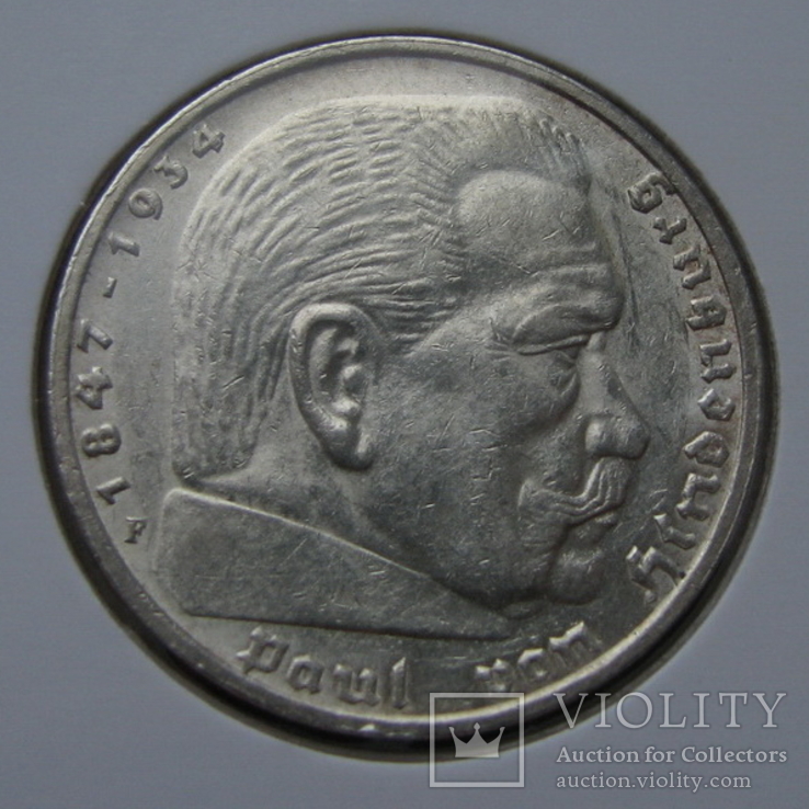 5 марок 1936 F