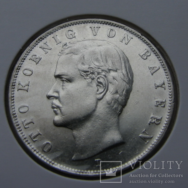 3 марки 1912. aUNC (серебро)
